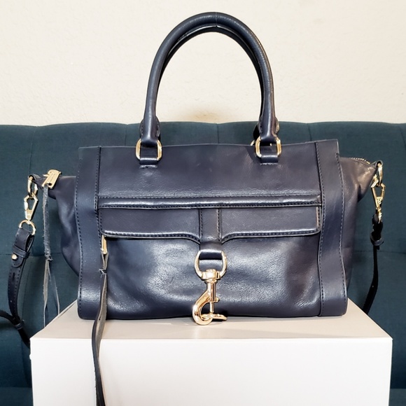 Rebecca Minkoff Navy Crossbody Satchel Handbag